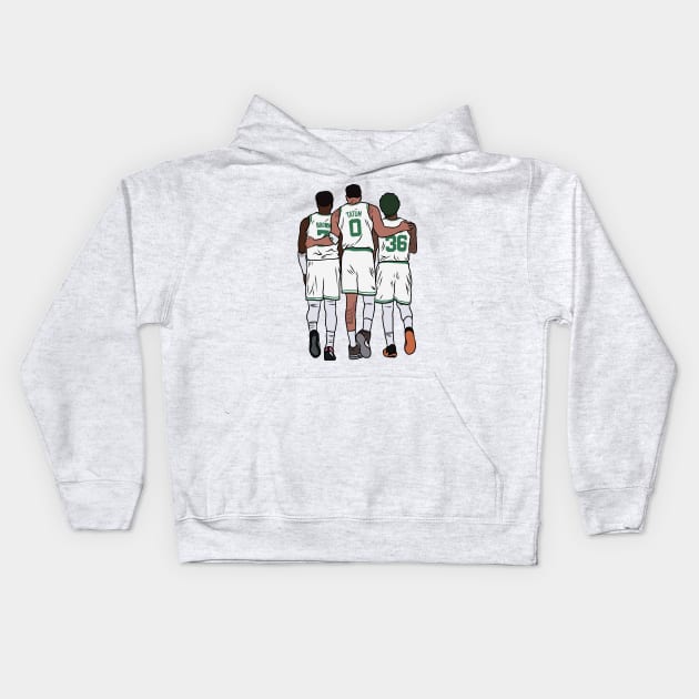 Marcus Smart & The Jays Kids Hoodie by rattraptees